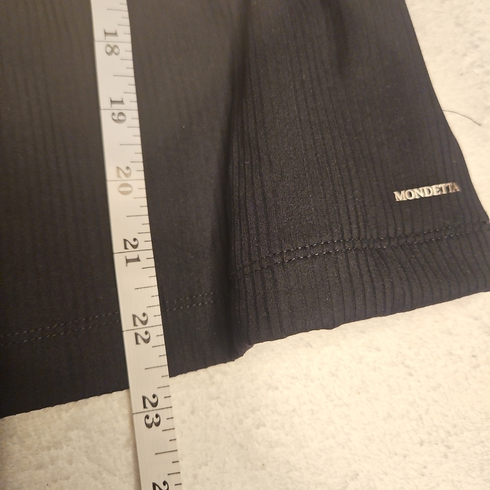 Mondetta Black Ribbed Long Sleeve Top - Picture 3 of 5